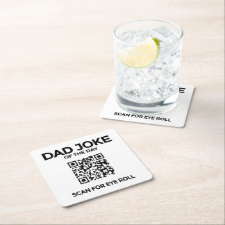 QR Dad Joke Coaster