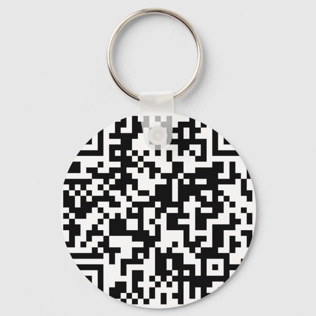 QR design code Keychain (Front)