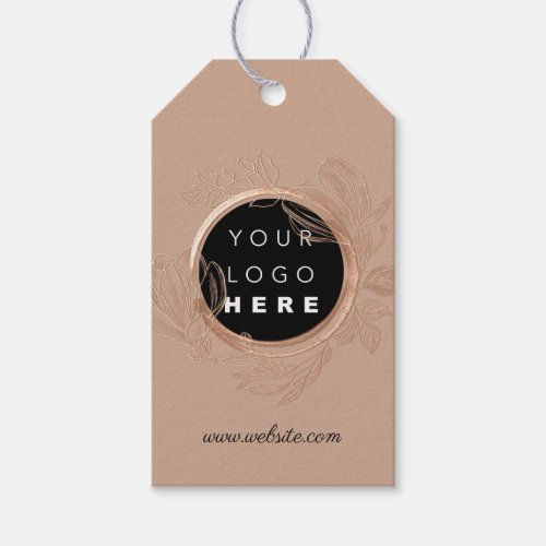 Qr Logo Product Description Price Rose Skinny  Gift Tags