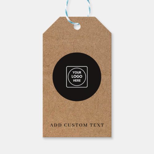 QR Logo Text Business Product Label price tags