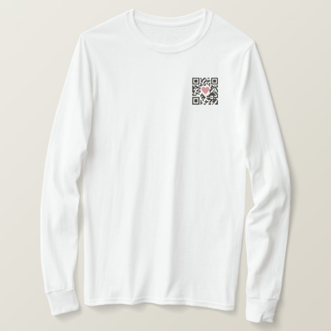 QR Love Code T-Shirt (Design Front)