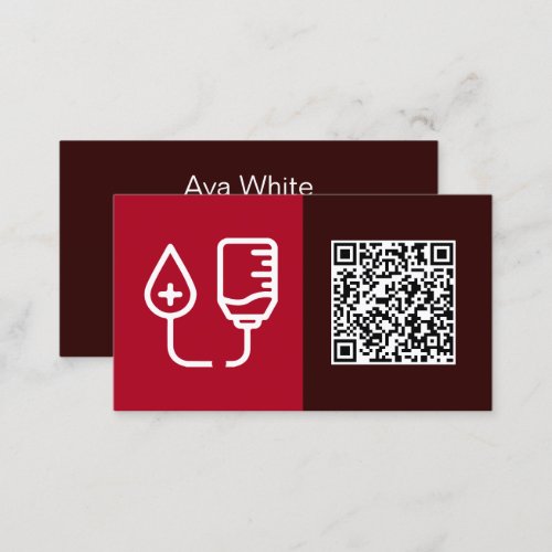 QR Phlebotomy Business Card