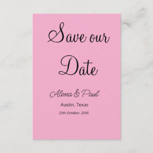 QR Save Our Date add photoname date black white Enclosure Card