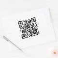 QR sticker | Zazzle