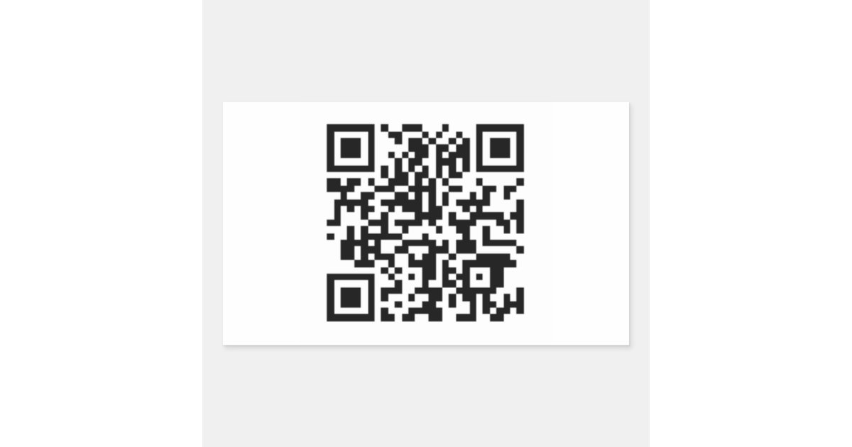 QR sticker | Zazzle