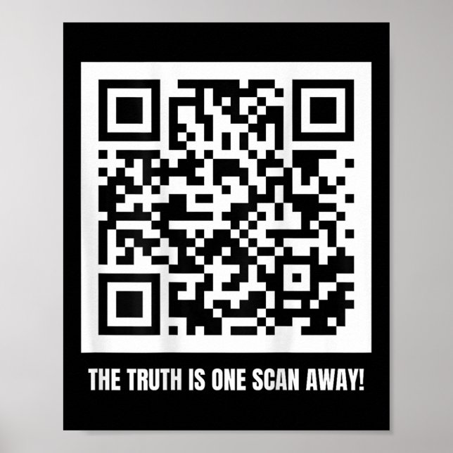 Qr Trump Dancing Code Merch Uni-adult , Black, Poster (Front)