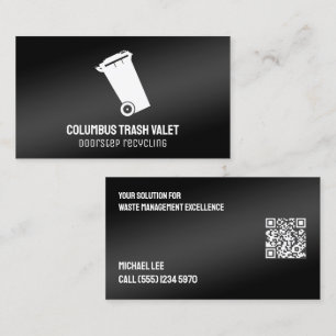 🔳 QR Valet Trash Business Card