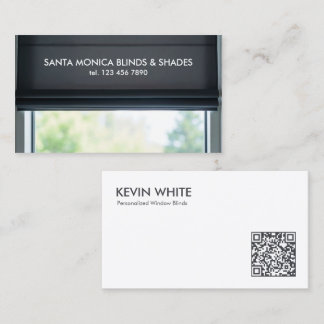 QR Window Blinds Business Card