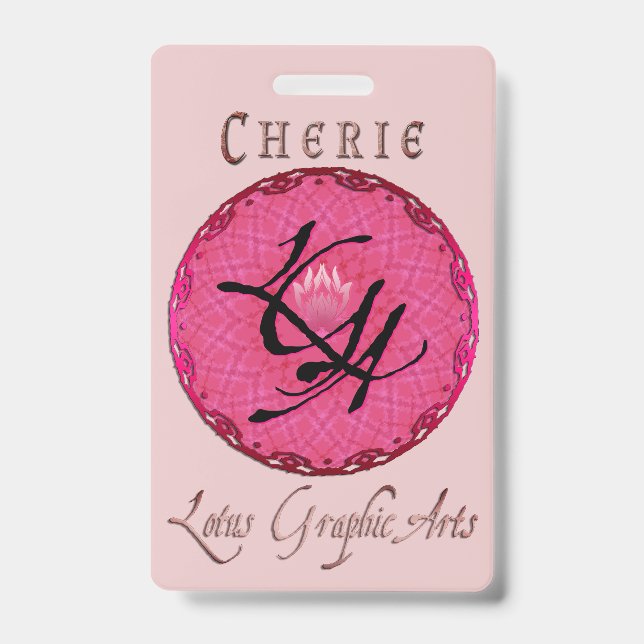 QRcodde for multi-purpose use Badge (Front)