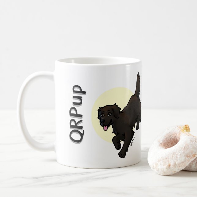 QRPup Cup - Chocolate (With Donut)