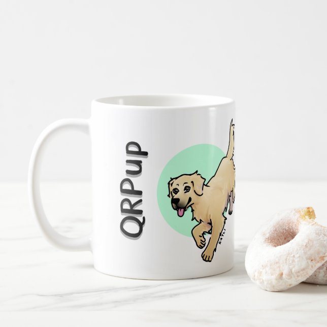 QRPup Cup - Golden  (With Donut)