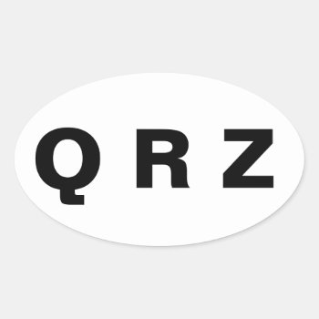 Qrz Sticker by hamgear at Zazzle