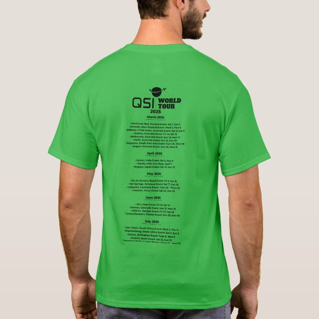 QSI World Tour 2025 Tee (Back)