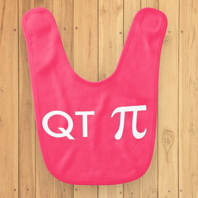 QT Pi Geeky Baby Bib (Creator Uploaded)