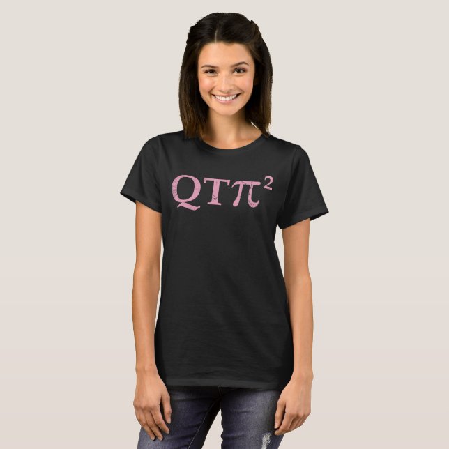 QTPI for your Cutie Pie Distressed Design T-Shirt (Front Full)