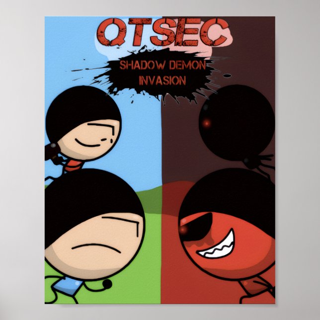QTSEC Shadow Demon Invasion Poster (Front)