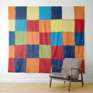 "Qu 1" Color Chart Paul Klee Tapestry