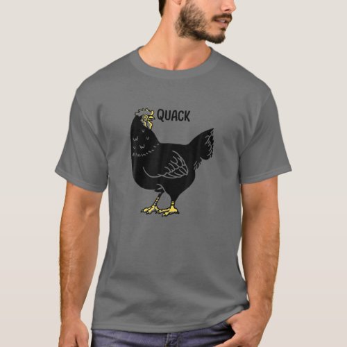 Quack_Bird_What_The_Duck Chicken Lover Gifts Funn T_Shirt