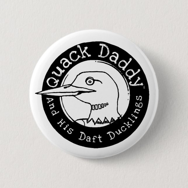 Quack Daddy Loon Logo Button (Front)