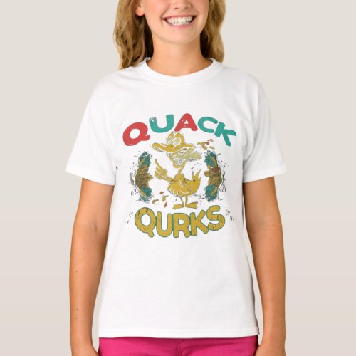Quack Quirks Playful Duck T_Shirt Design