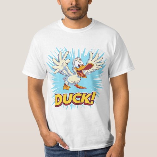 Quack up with this hilarious DUCK design T_Shirt
