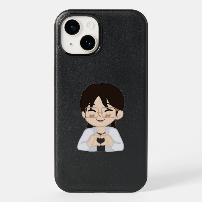 Quacker Arts Chibi Artist iPhone Case Black Matte (Back)
