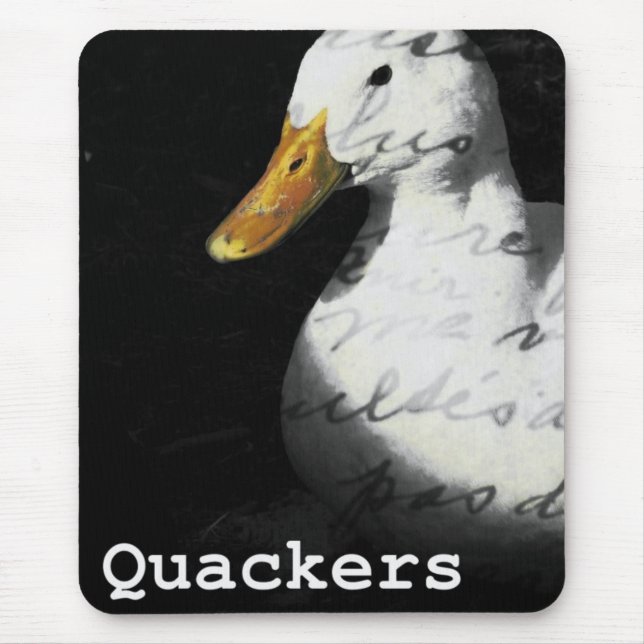 Quackers Duck Collage Mouse Pad (Front)
