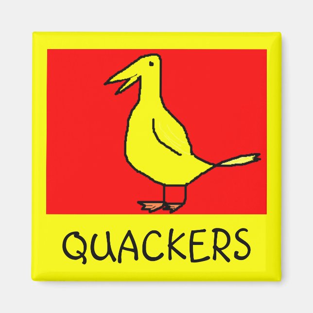 QUACKERS - magnet (Front)