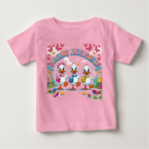 "Quacking Kindergarten – Cute Duck Back-to-School Baby T-Shirt