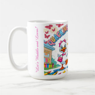"Quacking Kindergarten – Cute Duck Back-to-School Coffee Mug
