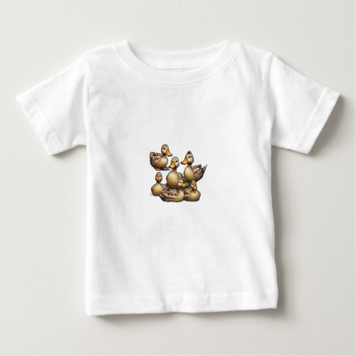 Quacktastic Designs  Dive into Duck_themed Deligh Baby T_Shirt