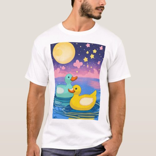 Quacktastic Threads Dive into Fun with our Duck  T_Shirt