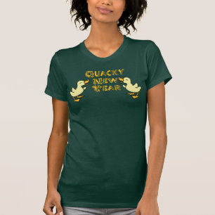 Quacky New Year Yellow Ducks T-Shirt