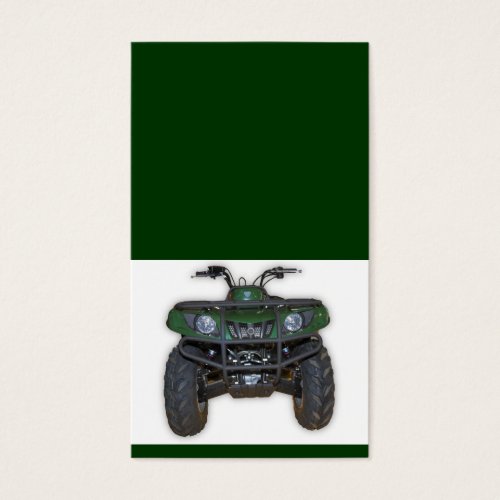 quad bike - atv business card