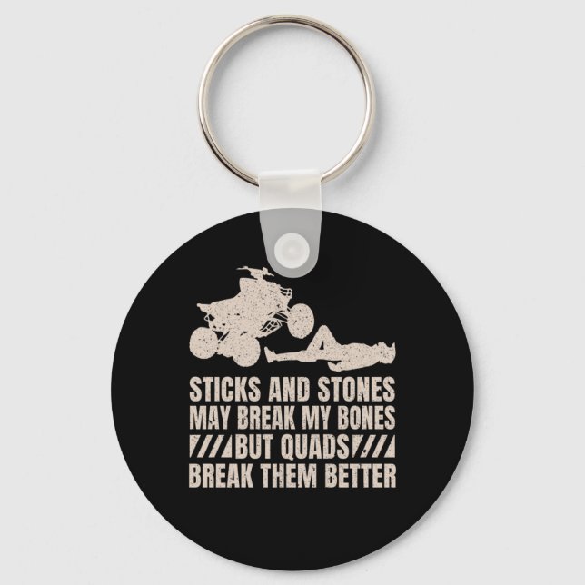 Quad Bike ATV Keychain (Front)