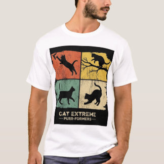 Quad Cat Patchwork T-Shirt