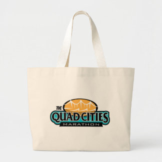 Quad Cities Marathon Large Tote Bag