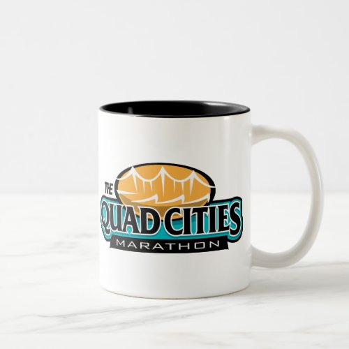 Quad Cities Marathon Two_Tone Coffee Mug