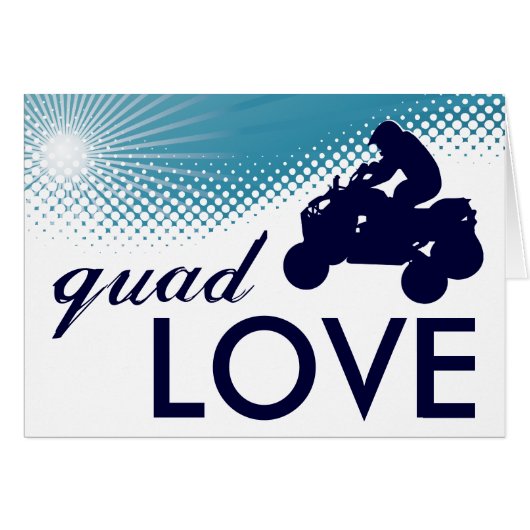 quad love atv cards (Front Horizontal)