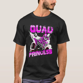 Quad Princess ATV 4 Wheeler Quad Offroad Mud MX Gi T-Shirt