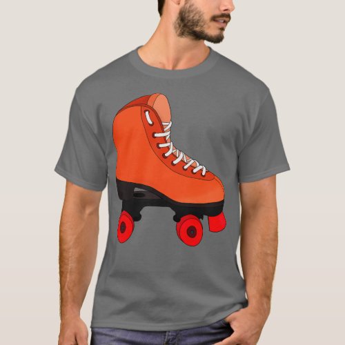 Quad Roller Skate Skating T_Shirt