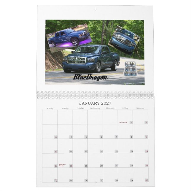 quad squad 2011 calendar (Jan 2027)