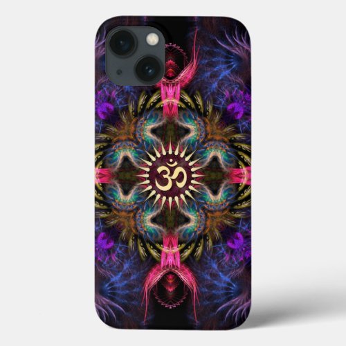 Quadra Angels Fractal Art Aum  iPhone 13 Case