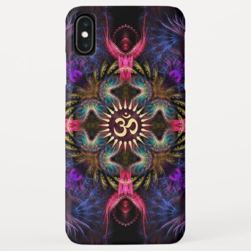 Quadra Angels Fractal Art Aum iPhone 4 Case_Mate iPhone XS Max Case