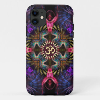 Quadra Angels Fractal Art Aum iPhone Case