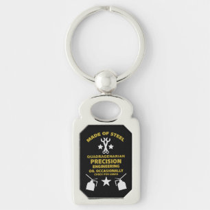 Quadragenarian Birthday Keychain
