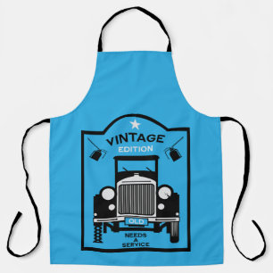 Quadragenarian Happy Birthday Over The Hill Apron