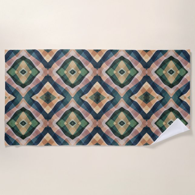 QUADRANT GOTHIC STYLE BEACH TOWEL (Front)