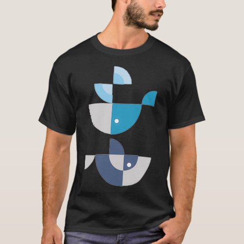 Quadrant Whale amp Shark T_Shirt