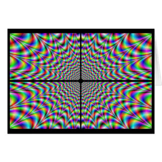 quadrants of chaos (optical illusion) cards